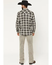 Moonshine Spirit Men's Dustbowl Wash Hutch Slim Bootcut Stretch Denim Jeans