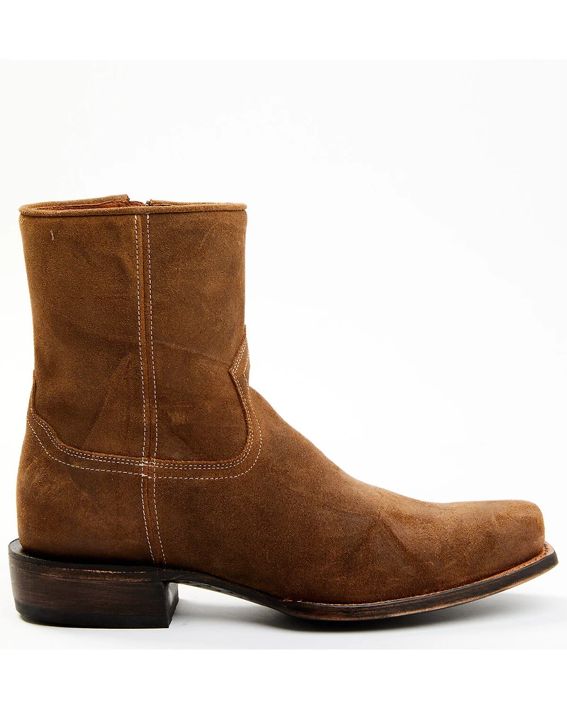 Moonshine Spirit Men's Pancho Roughout Western Boots - Square Toe