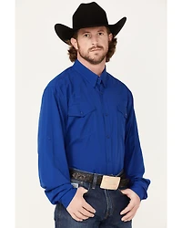 RANK 45® Men's Roughie Performance Long Sleeve Button-Down Shirt