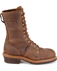 Carolina Men's 10" Waterproof Linesman Boots - Round Toe