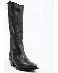 Italian Cowboy Women's Bolt Overlay Tall Western Boots - Snip Toe