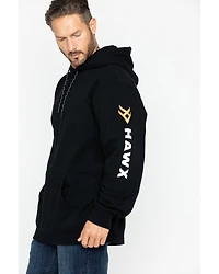 Hawx Men's Logo Sleeve Hooded Work Sweatshirt - Tall