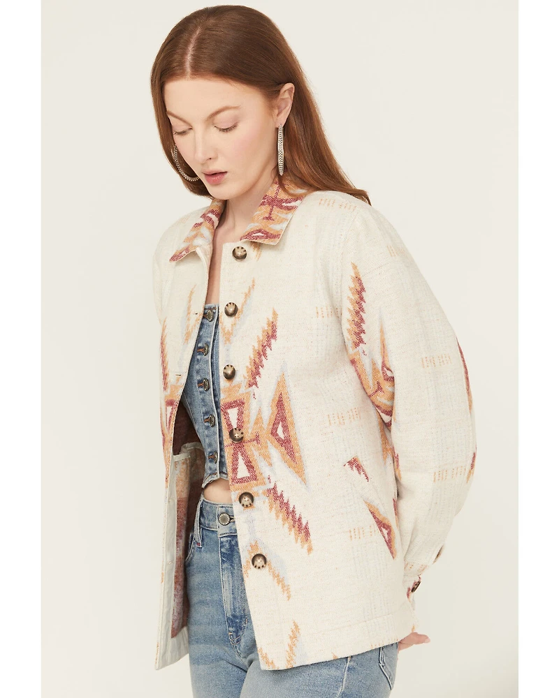 Idyllwind Women's Merritt Southwestern Button-Down Shacket