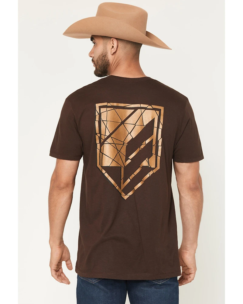 RANK 45® Men's Shattered Short Sleeve Graphic T-Shirt