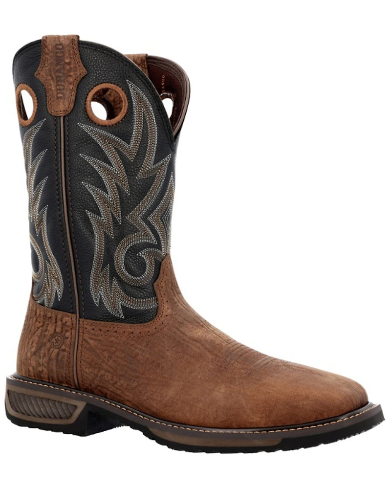Durango Men's Workhorse Pull On Western Work Boots - Steel Toe
