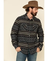 Rock & Roll Denim Men's Jacquard Southwestern Print Border Jacket