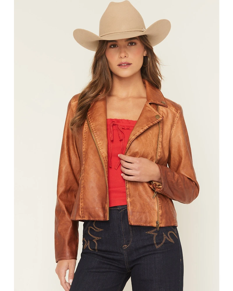Stoosh Women's Leather Jacket