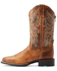 Ariat Women's Round Up Back Zip Western Boots - Broad Square Toe