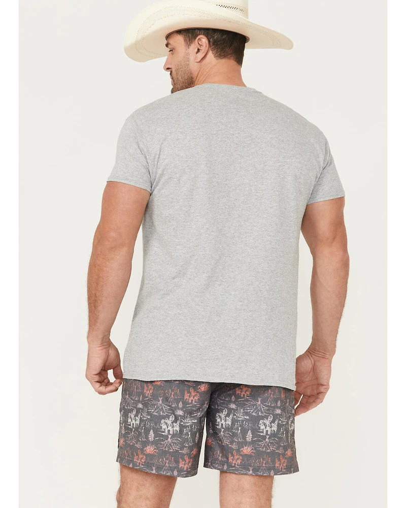 Hooey Men's Big Wake Comanche Printed Board Shorts