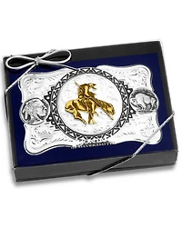Montana Silversmith Men's Buffalo Nickel Southwestern Belt Buckle
