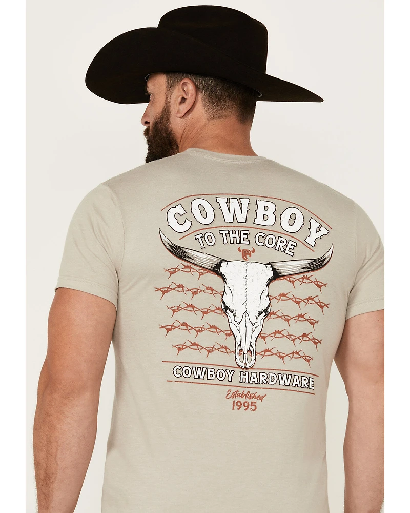 Cowboy Hardware Men's To The Core Short Sleeve Graphic T-Shirt