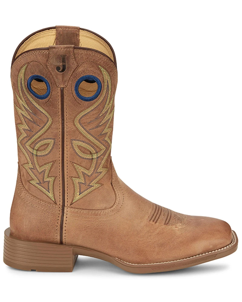 Justin Men's Pickett Western Boots - Broad Square Toe