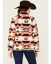 Wrangler Women's Southwestern Print Sherpa Jacket
