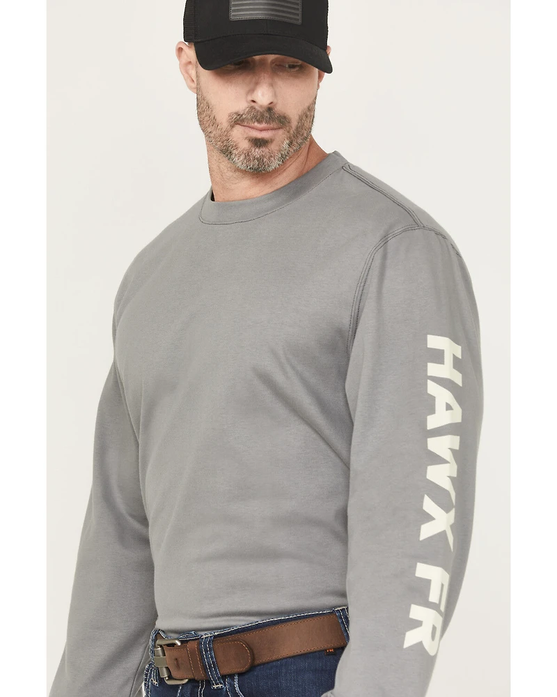 Hawx Men's FR Hawk Long Sleeve Graphic Work Shirt