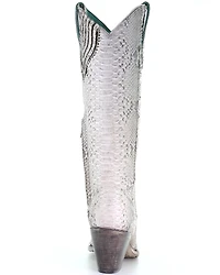 Corral Women's Python Tall Western Boots - Snip Toe