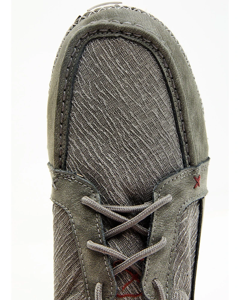 Twisted X Men's Zero Gray Slip-On Casual Driving Moc