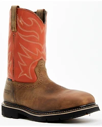 Cody James Men's Mustang Pull-On Waterproof Work Boots - Composite Toe