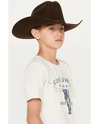 Cody James Boys' Steer Head Short Sleeve Graphic T-Shirt