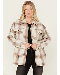 Cleo + Wolf Women's Flannel Shacket