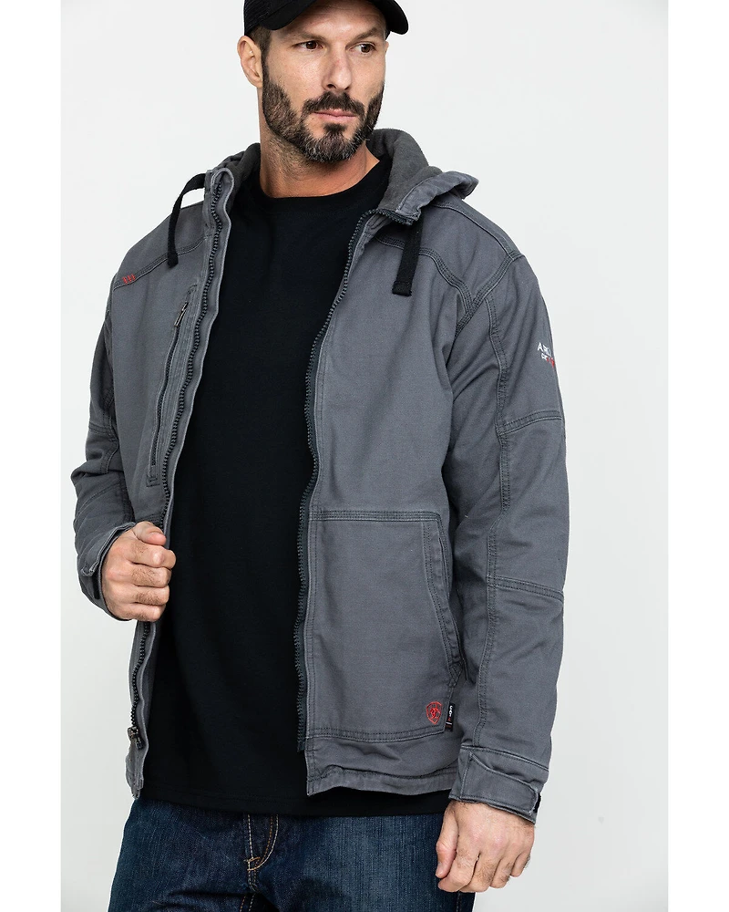 Ariat Men's FR Duralight Stretch Canvas Work Jacket - Big