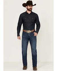 Wrangler 20X Men's Warren Medium Wash Slim Straight Stretch Denim Jeans - Tall