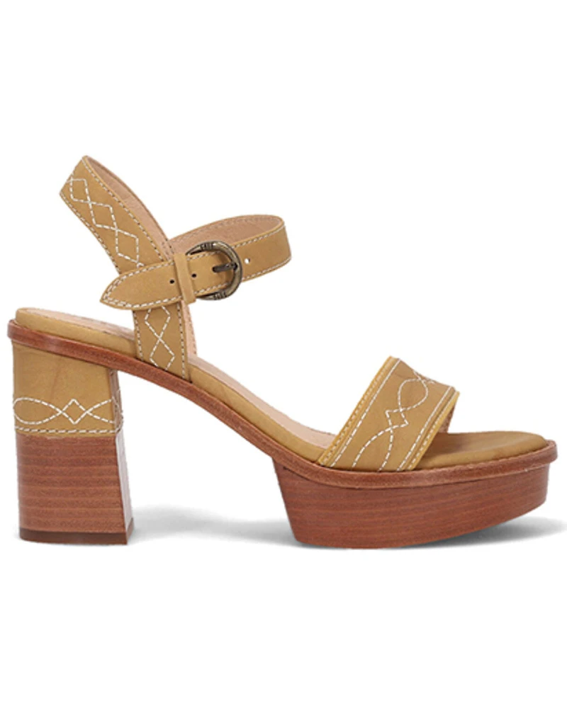 Frye Women's Pipa Woodstock Platform Sandal