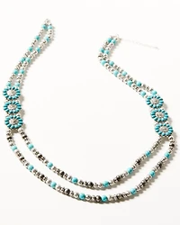 Shyanne Women's Desert Charm Double Beaded Necklace
