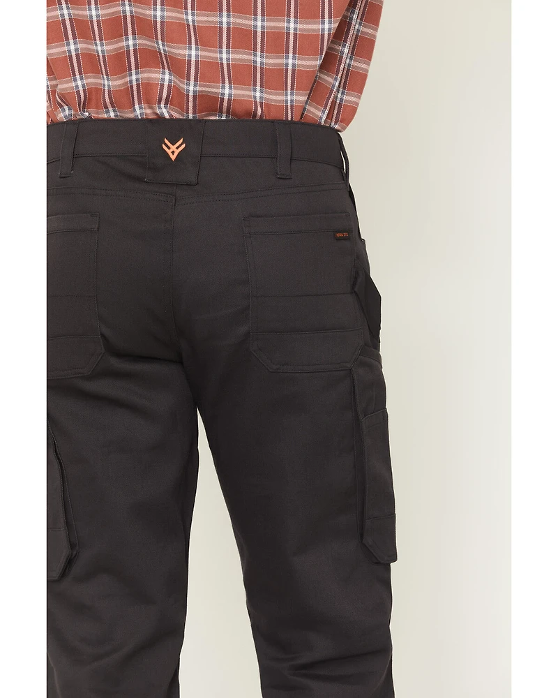 Hawx Men's FR Nail Biter Straight Solid Canvas Utility Pants