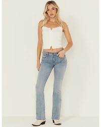 Idyllwind Women's Rebel Mid Rise Bootcut Super Stretch Denim Jeans