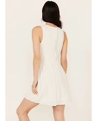 Idyllwind Women's Winfrey Criss Cross Front Embellished Mini Dress