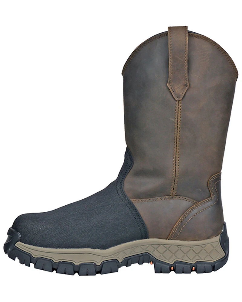 Hoss Men's 11" Recon Waterproof Metguard Wellington Work Boots - Composite Toe