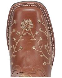 Laredo Women's Sequin Embellished Western Boots - Broad Square Toe