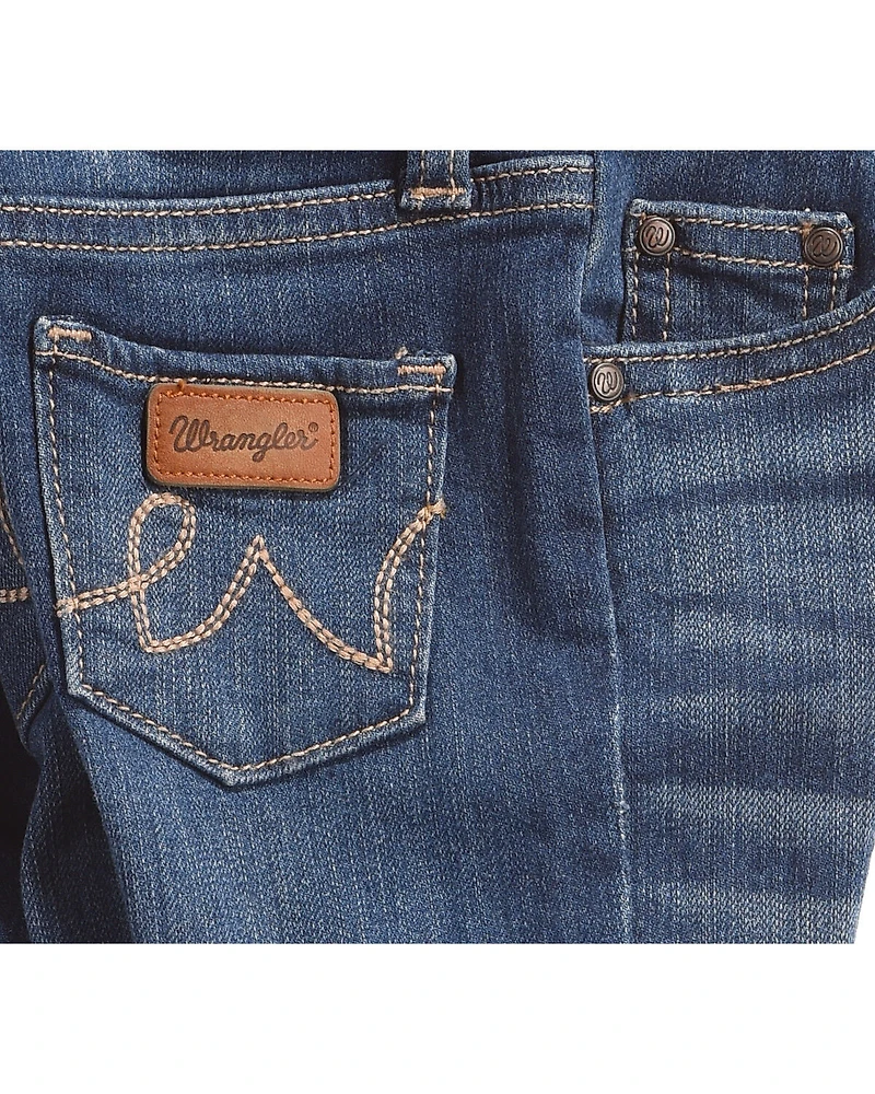Wrangler Toddler Girls' Western 5 Pocket Skinny Jeans