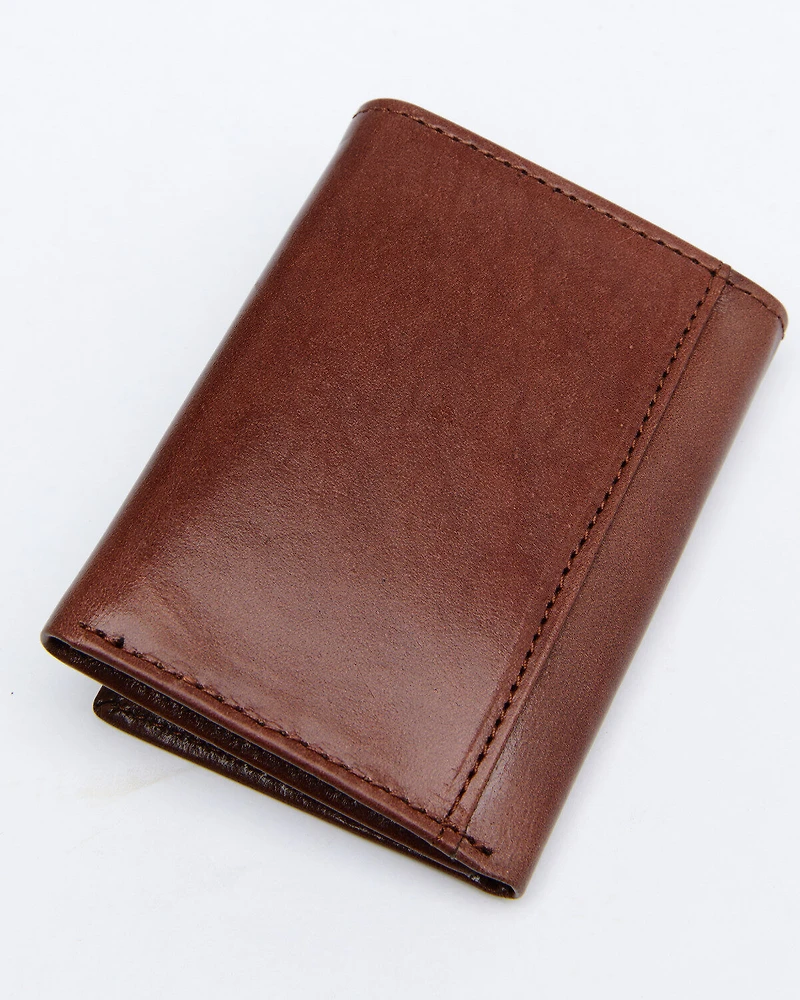 Cody James Men's Hair-On Trifold Wallet