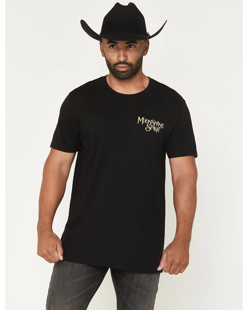 Moonshine Spirit Men's Golden Luster Short Sleeve Graphic T-Shirt