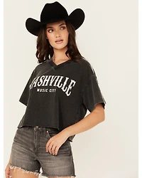 Youth Revolt Women's Nashville Varsity Short Sleeve Graphic Tee