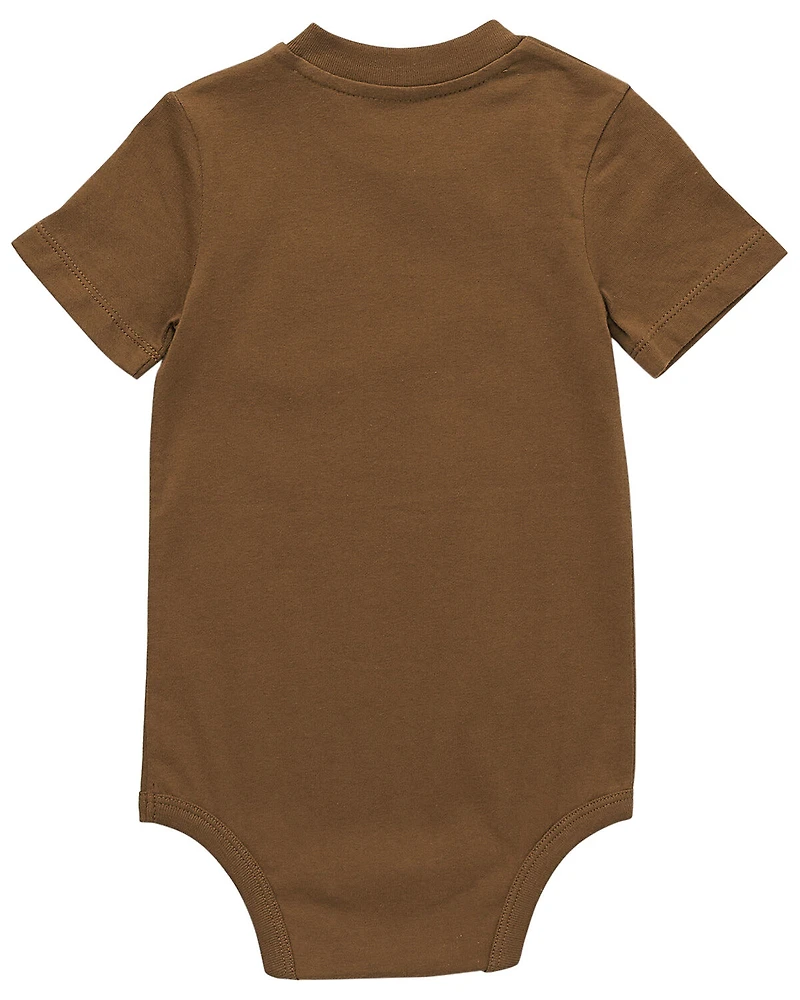 Carhartt Infant Boys' Short Sleeve Pocket Onesie
