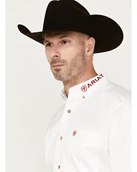 Ariat Men's Team Mexico Logo Twill Classic Fit Long Sleeve Button-Down Western Shirt