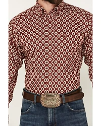 Ariat Men's Nevil Southwestern Print Long Sleeve Button-Down Shirt