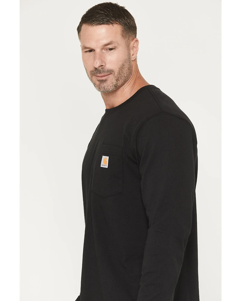 Carhartt Men's Relaxed Fit Heavyweight Long Sleeve Pocket Graphic Work Shirt