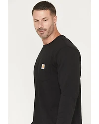 Carhartt Men's Relaxed Fit Heavyweight Long Sleeve Pocket Graphic Work Shirt