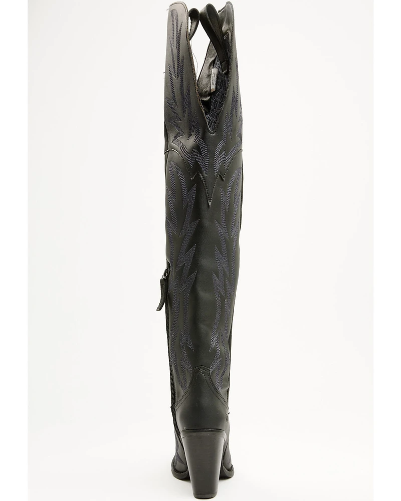 Dingo Women's Diva Over The Knee Tall Western Boots - Snip Toe