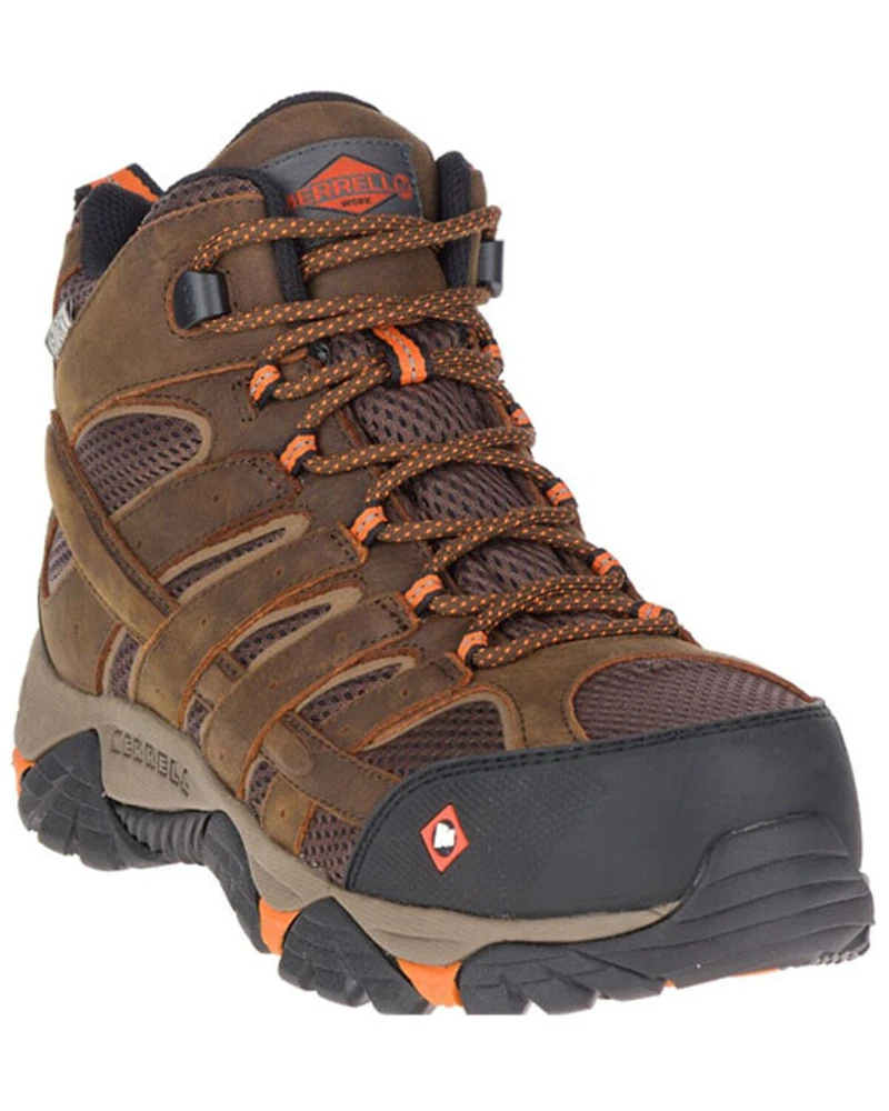 Merrell Men's MOAB Vertex Waterproof Work Boots - Composite Toe