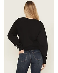 Wrangler Retro Women's Long Live Cowboys Crewneck Sweatshirt