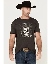 Moonshine Spirit Men's Bottle Lines Short Sleeve Graphic T-Shirt