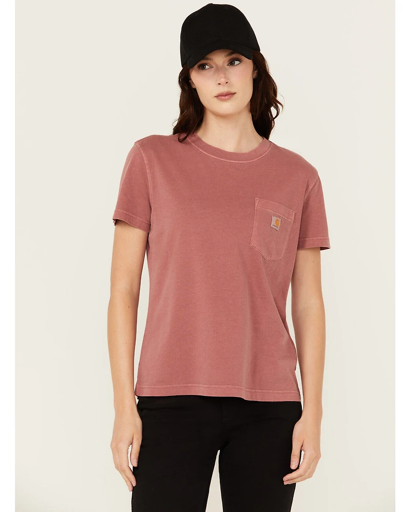 Carhartt Women's Re-Engineered Relaxed Fit Midweight Short Sleeve Pocket Work Tee