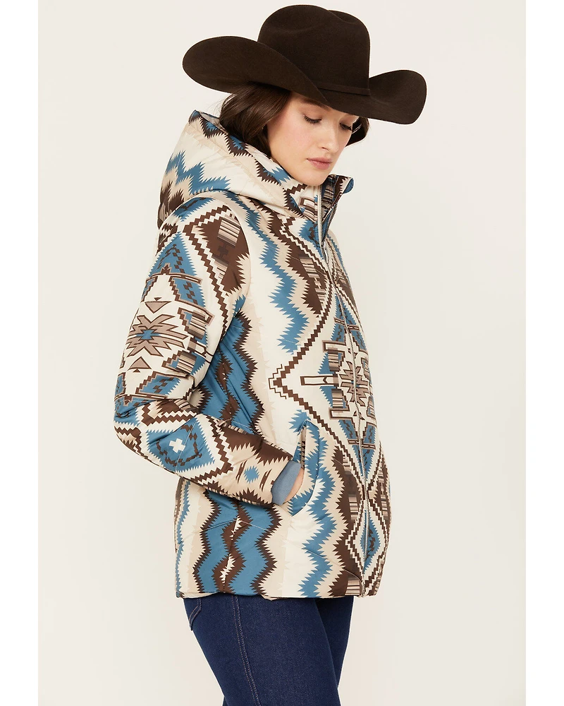Ariat Women's Chimayo Print Hooded Puffer Jacket