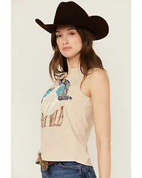 Shyanne Women's Buck Wild Sleeveless Graphic Tank