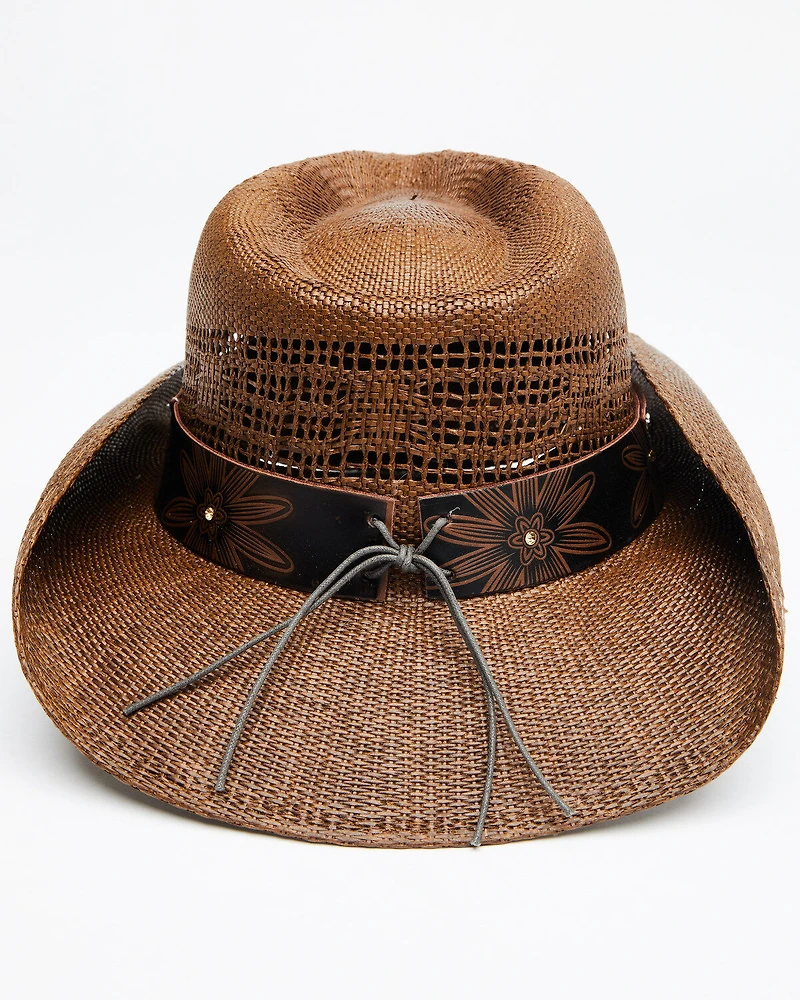 Shyanne Girls' Shane Raffia Straw Western Hat