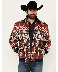 Rock & Roll Denim Men's Bomber Southwestern Zip Jacket